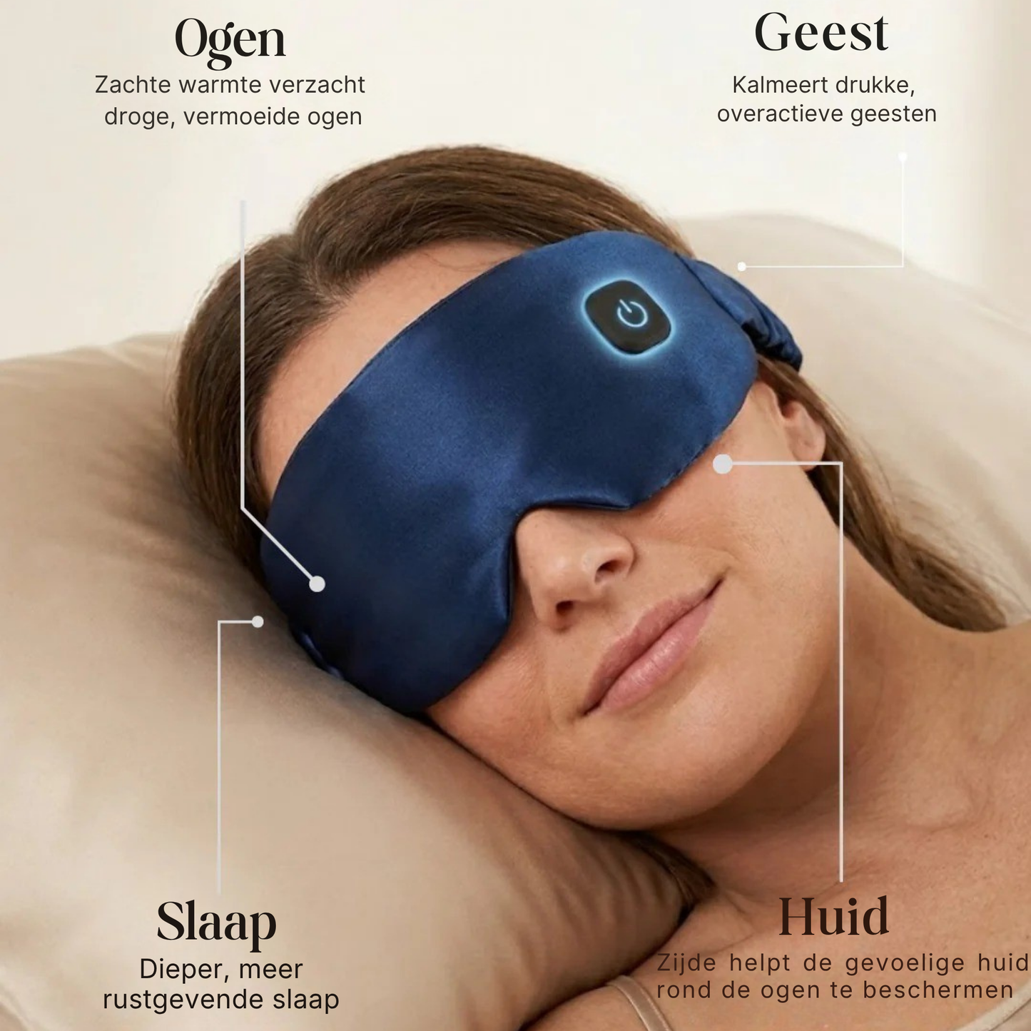 NovaSilk™ Luxe Warmte Oogmasker