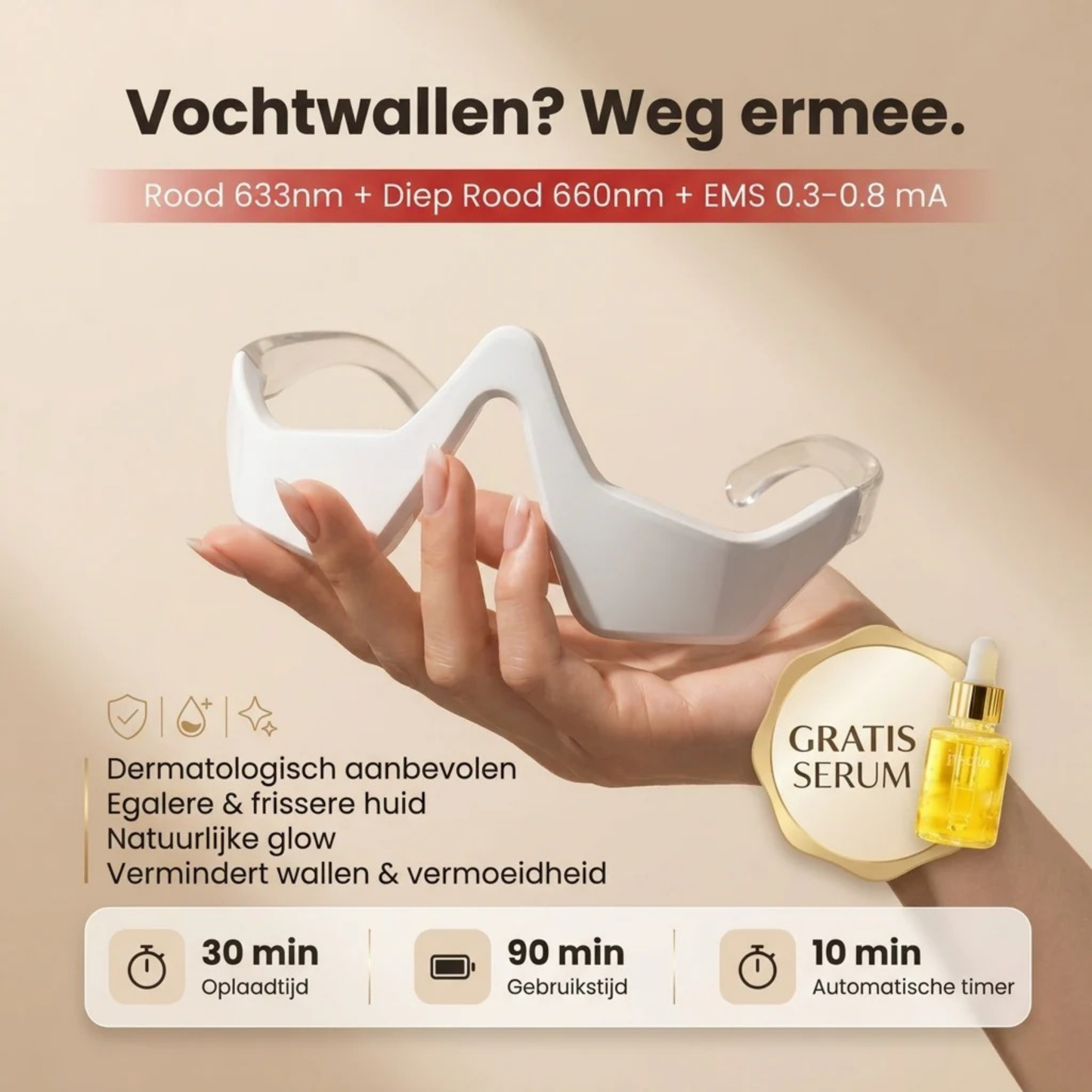 AquaRadiance™ Eye Revival Serum – Voor een Jeugdige, Stralende Blik